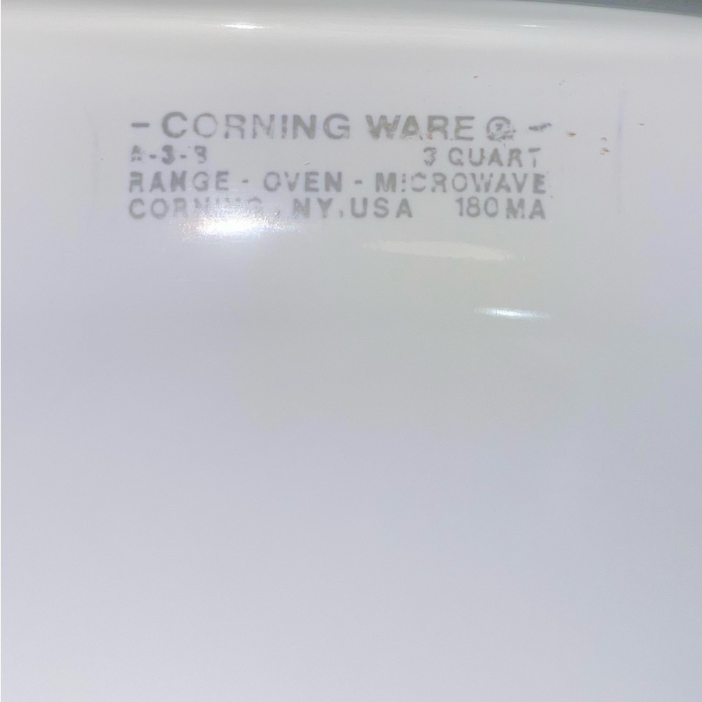 VINTAGE 3 QUART CORNINGWARE L’ECHALOTO LA MARJOLAINE A-3-B. - Picture 4 of 10